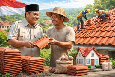 Program Gentengisasi Dorong Perbaikan Lingkungan, Estetika Kota dan Desa di Seluruh Indonesia