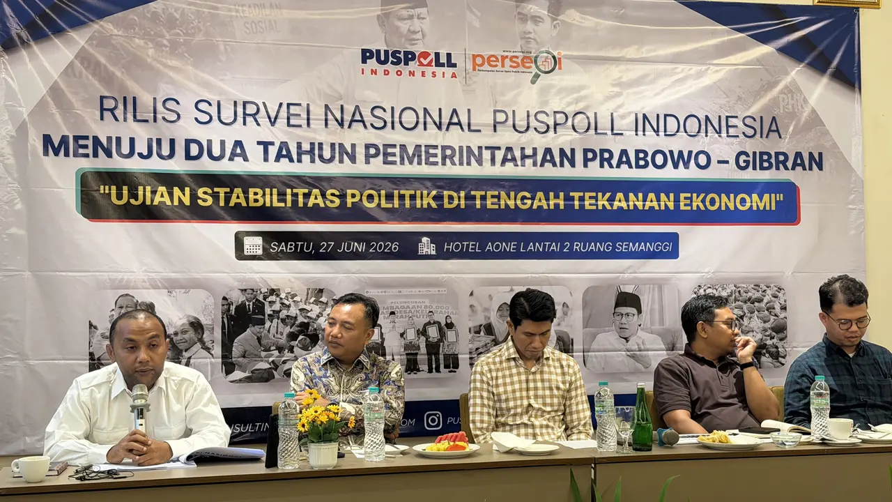 Survei Puspoll: Kepuasan Publik terhadap Kinerja Presiden Prabowo Capai 64,8 Persen, Mayoritas Masyarakat Nilai Pemerintahan Berjalan Positif
